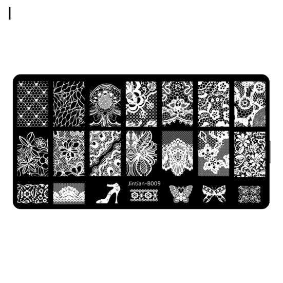 Delicate Nail Stamping Plate Diverse Styles Mini Nail Art Making