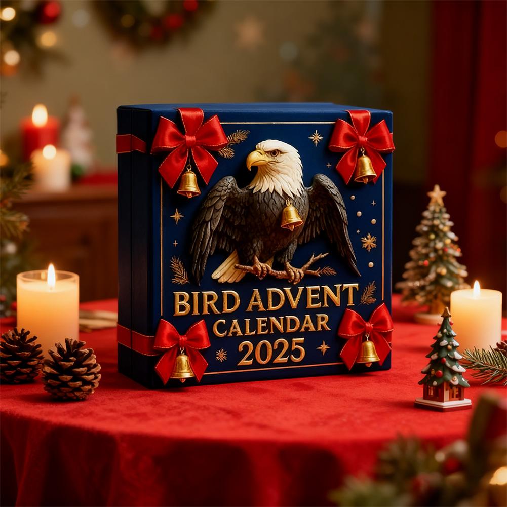 Halloween Advent Calendar Christmas Countdown Calendar Advent Decor Bird Surprise Box With 2D Calendar Pendant Acrylic Uniq N6M3