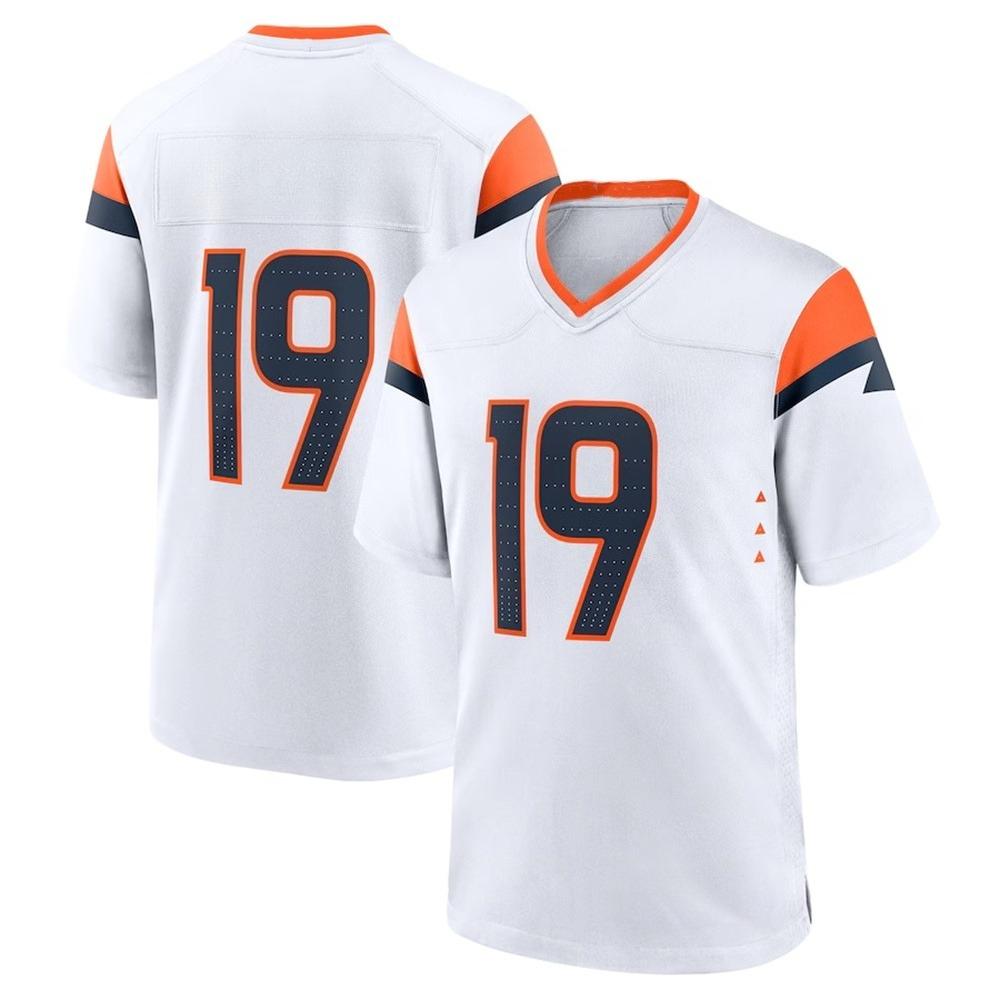 Maglietta a maniche corte da rugby estiva Denver per adulti uomini e donne Broncos Abbigliamento da allenamento Maglietta Sportiva per bambini Top casual