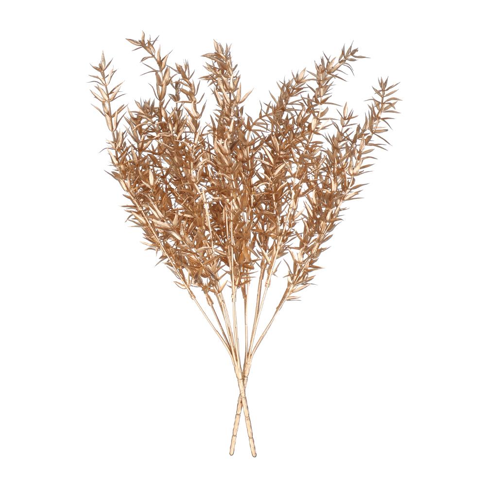 Faux Plant Simulation Flower Gift Box Adornment Artificial Plant Gold Silver Simulation Leaf Christmas Artificial Flower