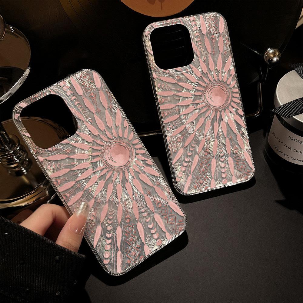 Feather Luster Phone Case for Samsung A53 A14 A33 A12 A32 S24 S23 Plus S20 S21 FE for iPhone 17 15 16 13 Pro 17 16 Pro Max Butterfly Bow Phone Case