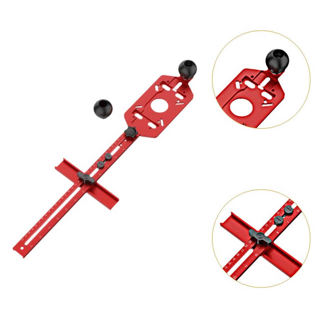 Milled Circular Scale DIY Tool Practical Router Base for Carpentry