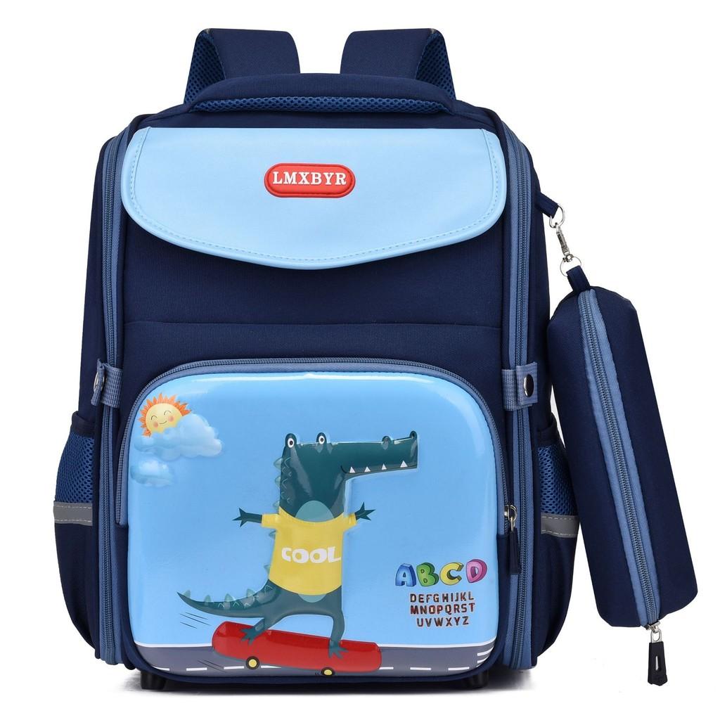 Lightweight And Spacious Kids School Backpack With Cute Cartoon Patterns