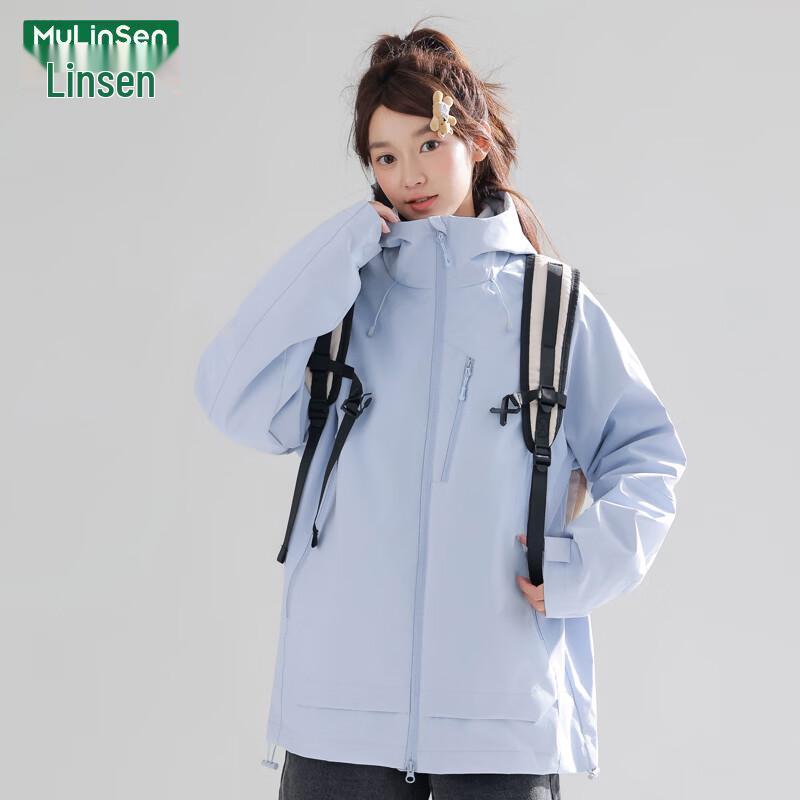 Mulinsen Women's 3-in-1 Outdoor Hooded Jacket