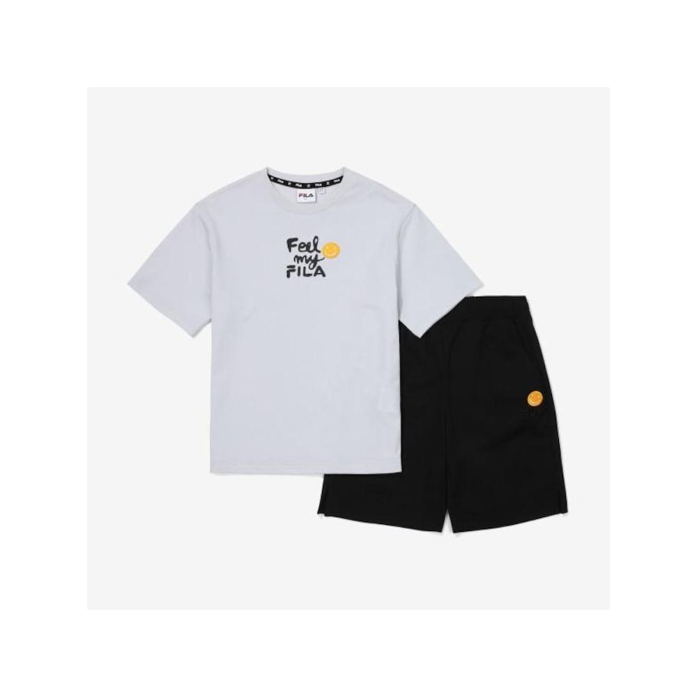 

[fila Kids] Шорты с короткими рукавами и рисунком улыбки Fk2fsf2202x Icg q0zFk2fsf2202xIcg ICEGREY/100