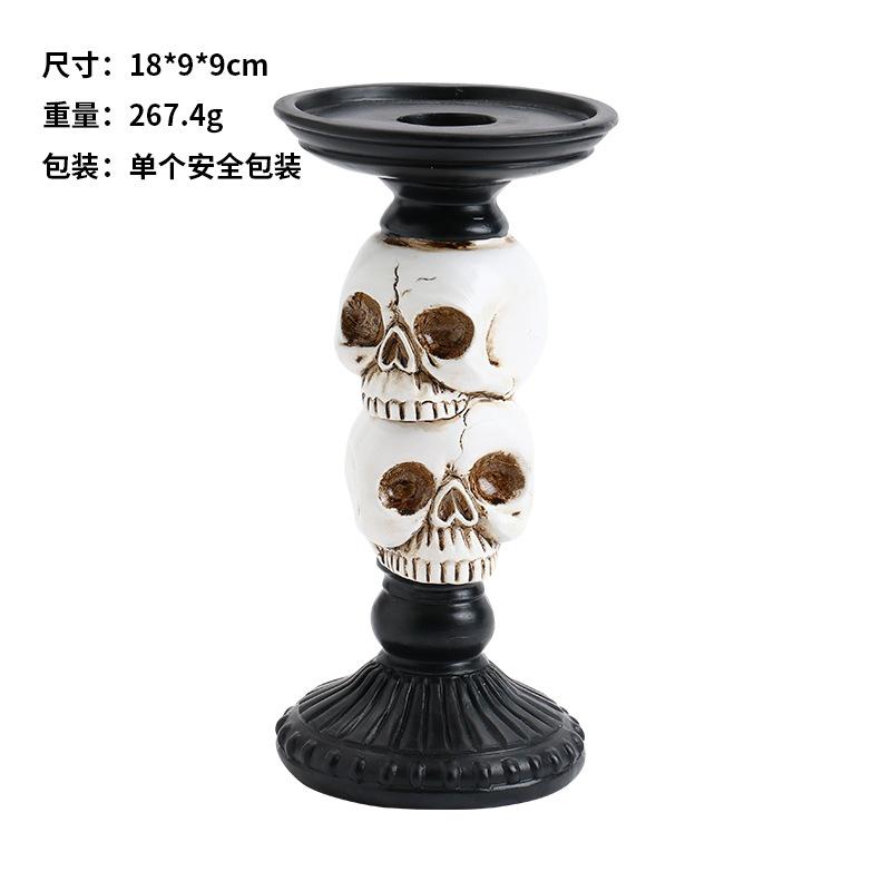 Halloween Decorations, Scary Skeleton Crows, Resin Candle Holders, Haunted Houses, Party Ornaments, Bar Ornaments