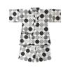 NISHIORI Boys' Jinbei, Dinosaur, Shark, Polka Dot, and Hemp Leaf Design, Separate Pieces, Easy To Dress (Dot, 110cm)
