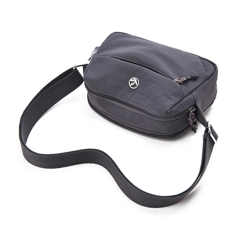 Shoulder Bag Women's Bag Multi-Layer Pocket Lightweight Crossbody Bag Nylon Mother Bag