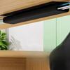 2PCS 40cm/15.75inch Under-Desk Cable Organizer Self-Adhesive Cable Management Cables Raceway For Home and Office