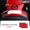 For Mazda Car Tissue Bag Seat Back Hanging Sun Visor Armrest Paper Towel Box 2 3 5 6 Axela Atenza Speed 6 CX3 CX4 CX5 CX7 CX8 W5