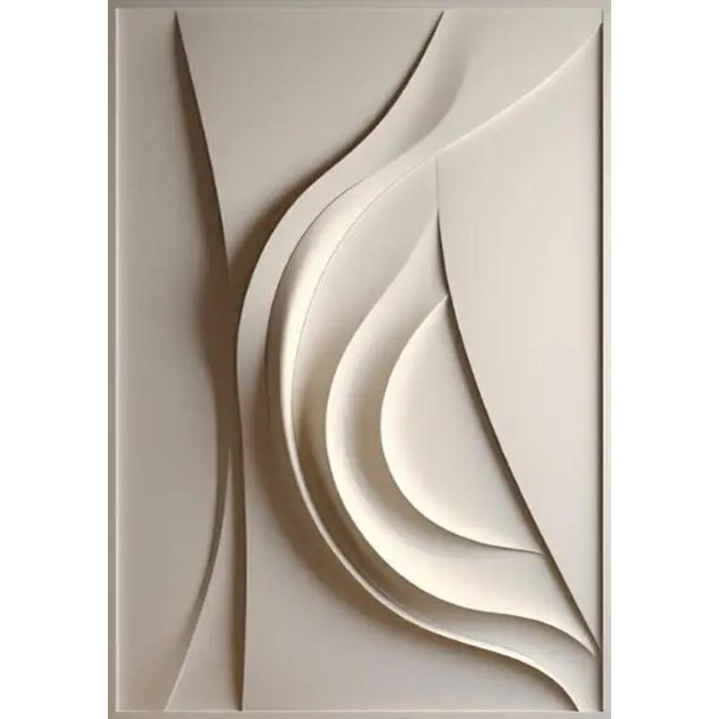 Abstract 3D Vision Textured Wrinkle Minimalist Wall Art Modern Canvas Painting Posters Prints Bedroom Living Room Home Decor