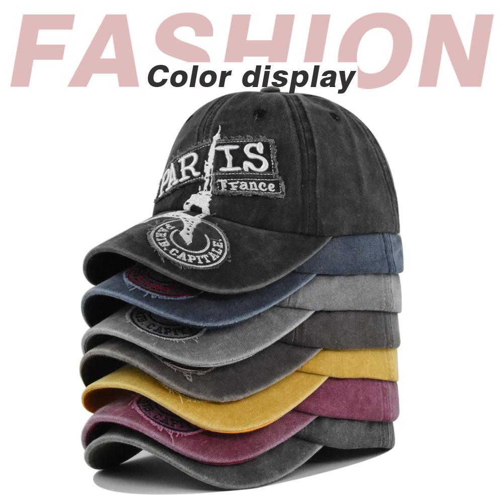 Tongue Hat Duck Letter Embroidered Baseball Hat Retro Make Old Sun Hat Fashion