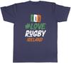 Ireland Rugby Supporter Fan Unisexs TShirt Tee Gift Top