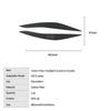 Auto Styling Carbon Fiber Car Outside Headlights Eyebrows Eyelids for BMW F10 5