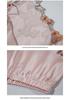 Women's Embroidered Silk Robe & Nightgown Set: Long Camisole, Multi-piece Mulberry Silk Sleepwear