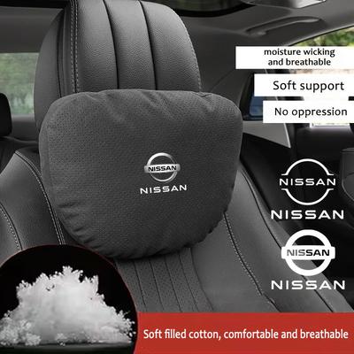 Car Headrest Neck Support Seat Lumbar Cushion Soft Pillow for Nissan Qashqai Juke X-Trail Patrol Note Leaf Altima Maxima MicraZ