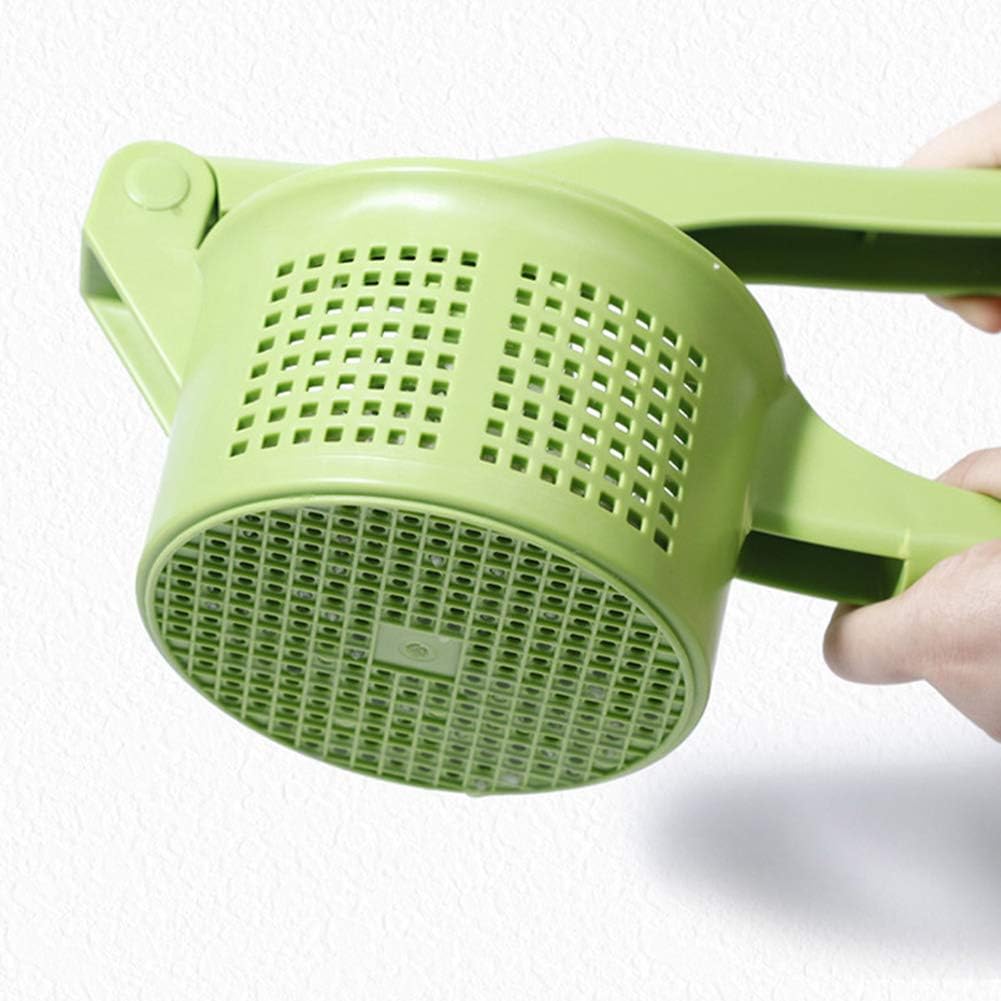 Spinner Vegetable Creative Pressing Vegetable Stuffing Squeezer Fruit Squeezing Tool Hand-Pressure Dehydration Tool for Kitchen Dining (Green)