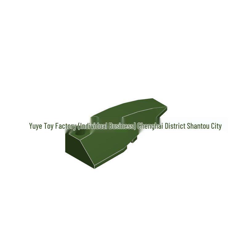 Compatible 2x6 Right-Side Wedge Brick Building Block, Small Particles Accessory 0.5 kg армейский зеленый