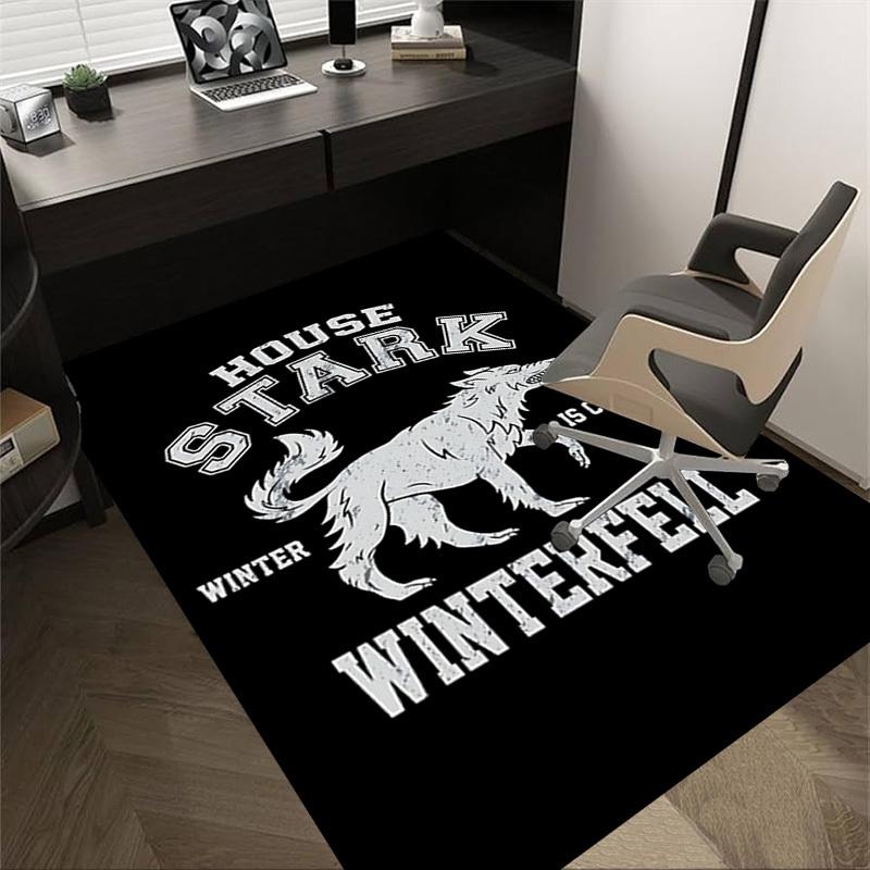 1pc House Stark Winter is Coming Winterfell Carpet, Office Rug Outdoor Mat Home Decor Area Carpet Festival