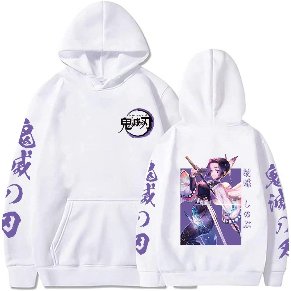 Anime Demon Slayer Pullover Sweatshirt Kamado Tanjirou Printed Men Hoodies Harajuku Kimetsu No Yaiba Sudaderas Mujer Women Hoodies