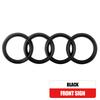 Car Styling 3D ABS Hood Front Bonnet Grill Rear Trunk Emblem Cover For Audi A4L Q2L Q3 Q5 Q7 Q8 S4 S5 S6 S7 R8 A5 A6L A7  A4 A3