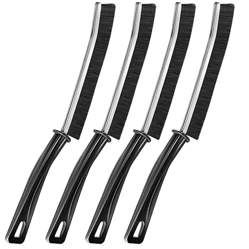 4/1Pcs Hard Bristle Gap Cleaning Brush Durable Grout Long Handle Cleaner Brush for Tile Joints Dead Angle Auto Detailing Brushes