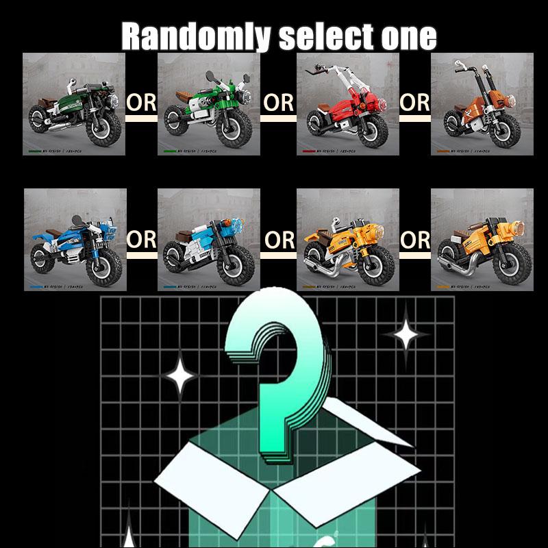 Speed Demon Motorcycle 3D Building Block Toys Cultivate Children's Interests, MOC Motorcycle Assembly, Multiple Styles Available