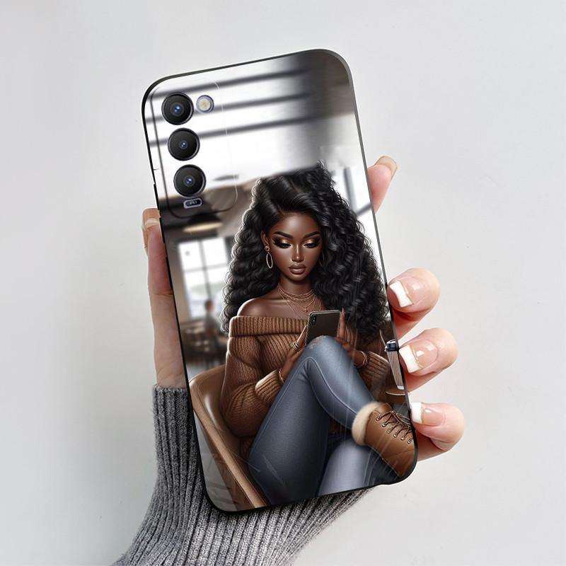 For Tecno Camon 18P Phone Case Shockproof Cover Cute Cartoon Love Heart Soft Funda For Tecno Camon 18 Premier Camon18 18i Bumper