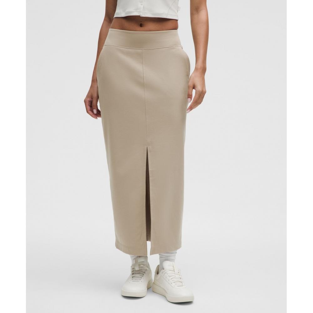 

Lululemon Pique Maxi Skirt Sheer Oak 8