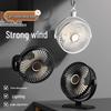 Compact USB Rechargeable Outdoor Desk Fan with Strong Wind Power