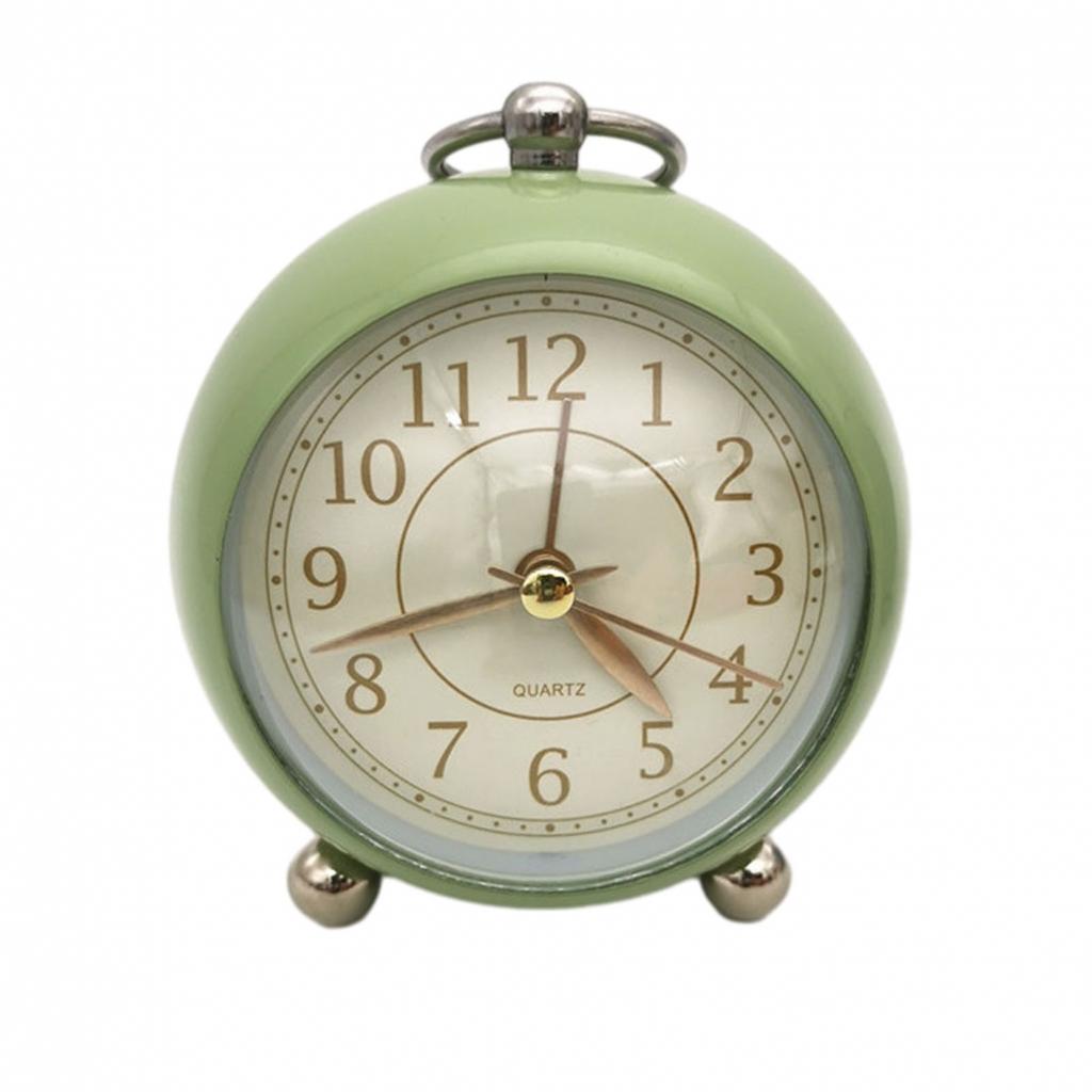Bedroom Vintage Alarm Clock Bedside Classic Night Light