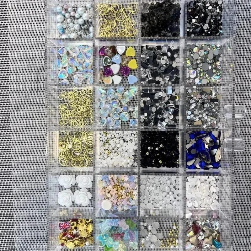 3-120grid Crystal Bead Storage Drawer Jewelry Organizer DIY Craft Material Box For Home Office Crafts And Hobbies