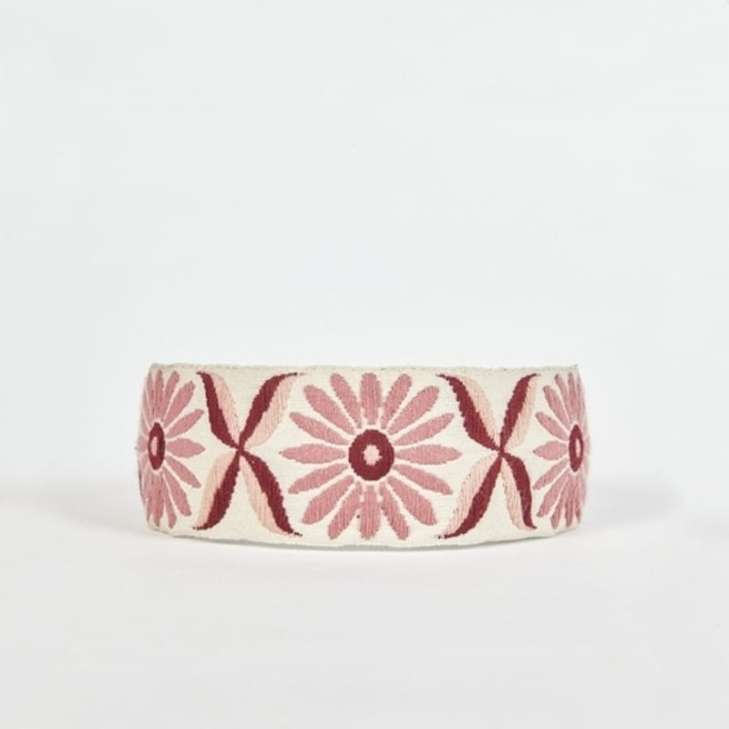 LALA Sunflower Embroidered Hairband P-Coral