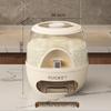 Rotatable Household Rice and Grain Storage Box: Insect & Moisture-Proof, Sealed, Compartmented Bucket