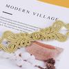 Chinese Cheongsam Knot for FROG Buttons Exquisite Large Hand-woven Buttons Fastener Sewing Buckle for DIY Casual Clothing