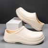 Fashion Men Chef Shoes Man Summer Beach Slippers Water proof Oil proof Kitchen Shoes Non slip Garden Clogs Hotel Work Shoe EVA Sandal