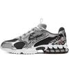 Air Zoom Spiridon Cage 2 Sports Liquid Silver, Van Gogh Genesis, Lucky Horse Low Top Casual Shoes Men's CJ1288-001(Team307-)