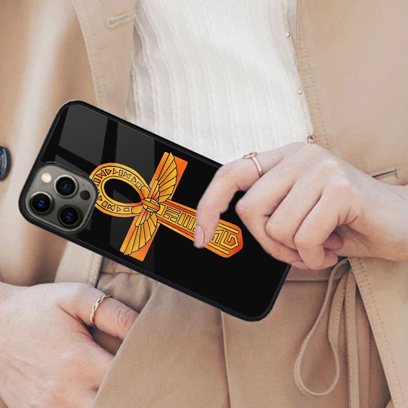 Egypt Nefertiti Anubis Ankh Pharaoh Magnetic Phone Case For APPLE iPhone 17 Air 16 14 13 12 Pro Max 15 Plus MagSafe Cover