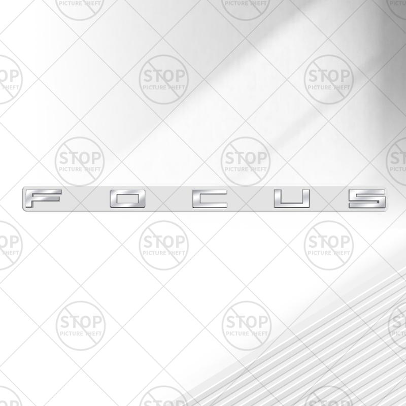 AJJ1 Car Sticker For Ford Focus Logo MK2 MK3 MK4 ST Line Hybrid 3D Decal Body Decoration Badge Rear Trunk Emblem Decor Accessories