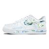 Nike Air Force 1 Begonia Blossom Cushioning, Wear Resistant Skateboard Shoes Unisex White CW2288-111(Team352-)