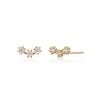 10K Lumi Arch Cubic Earrings