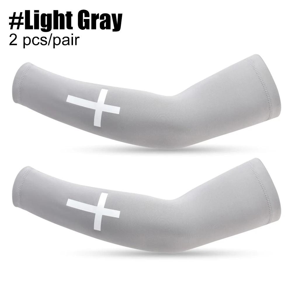 1 pár chladivých návleků na ruce - UV ochrana a komprese pro sport (Fotbal/Baseball/Cyklistika) - Křesťanské mládežnické a dospělé velikosti