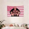 Jujutsu Kaisen Ryomen Sukuna Anime Tapestry USA Flag Style Wall Hanging Printed Wall Art for Bedroom Garage Outdoor Home Decor