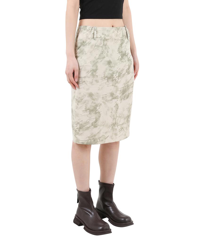 Catharsis Pattern Medium Skirt Olive One Size