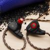 HiFiGo DUNU Titan S 11 mm dynamischer Treiber HiFi IEMs Ohrhörer mit kraftvollem Sound In-Ear-Monitore, (Schwarz)