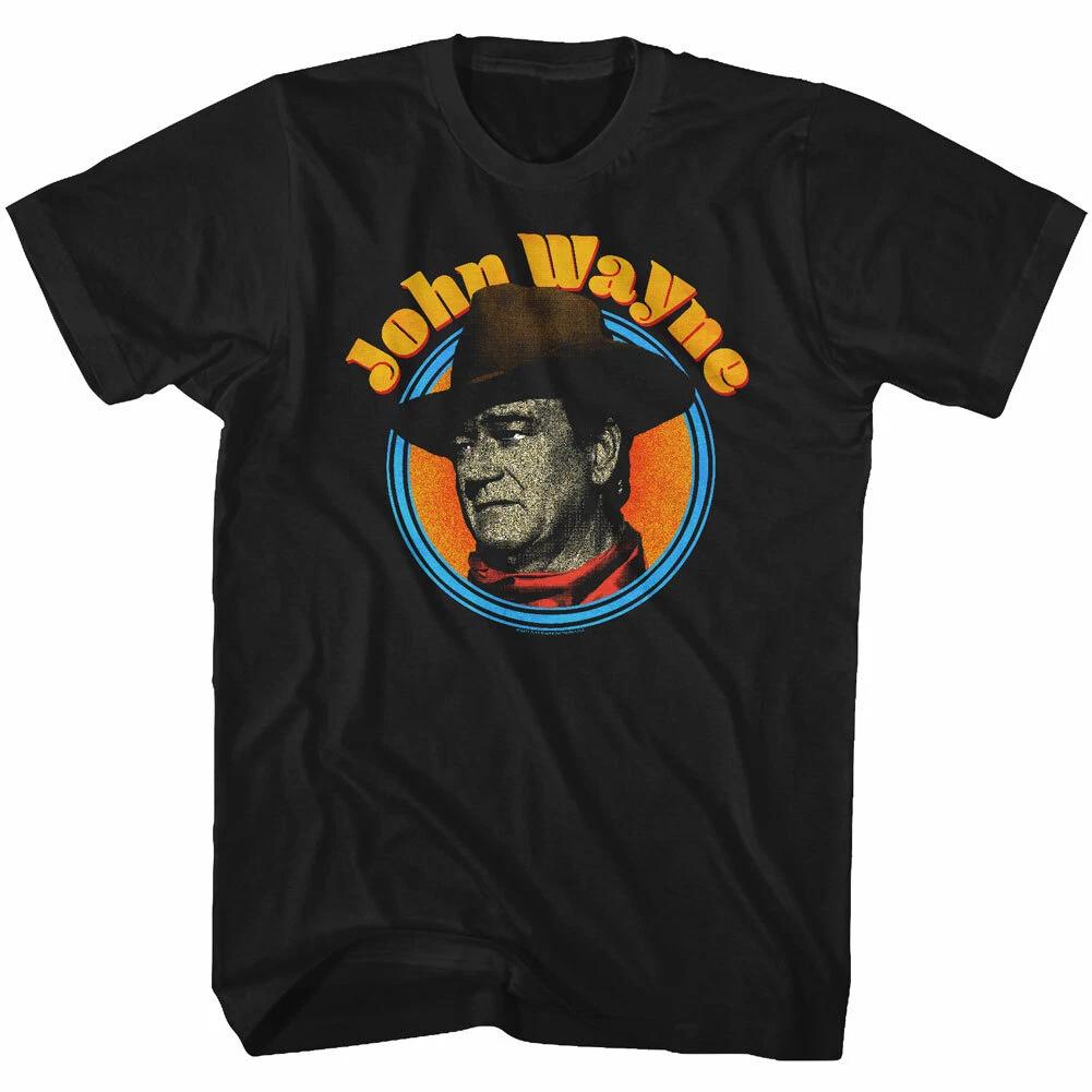 John Wayne Full Color Side Profile Picture TV Movies Men's T Shirt