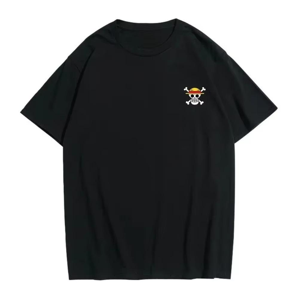 

Аниме Японский Совместная Футболка Мультяшный Принт Короткий Рукав Мужская Футболка Женские Топы Лето Хлопок Свободная Одежда Инс Тренд XXXXXL чёрный