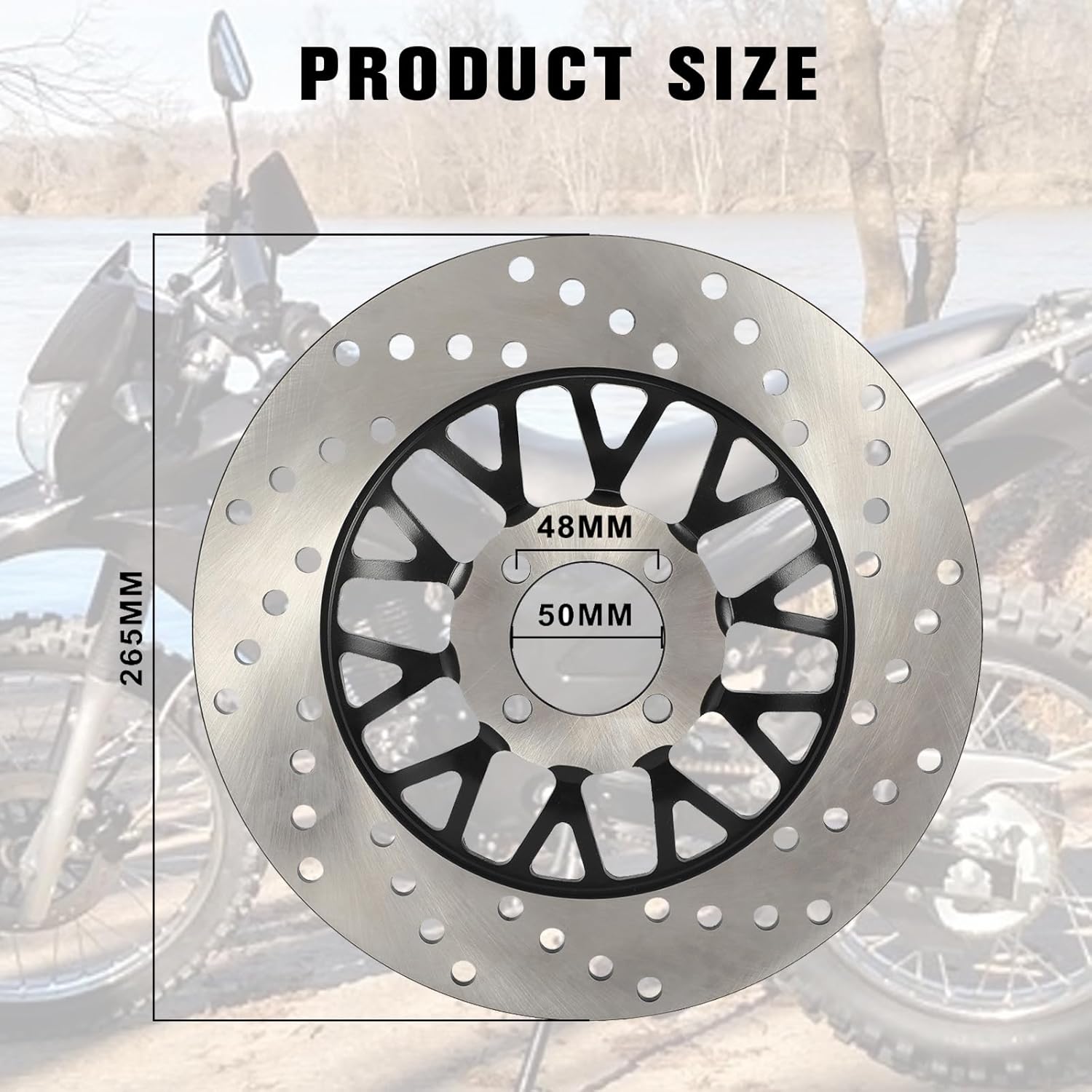 Front Brake Rotor for Hawk 250,Motorcycle Brake Disc Plate for Hawk250/Hawk 250cc