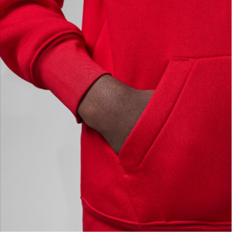 Jordan Logo Letter Print Hooded Sports Sweatshirt Kids Sweatshirt Red FB1642-687