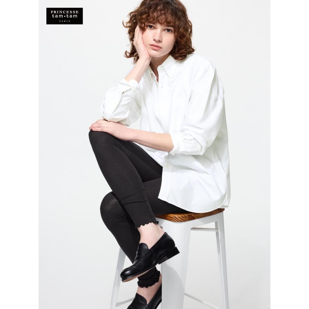 Uniqlo Japan Ultra Warm Heattech Cashmere Blend Ribbed Leggings